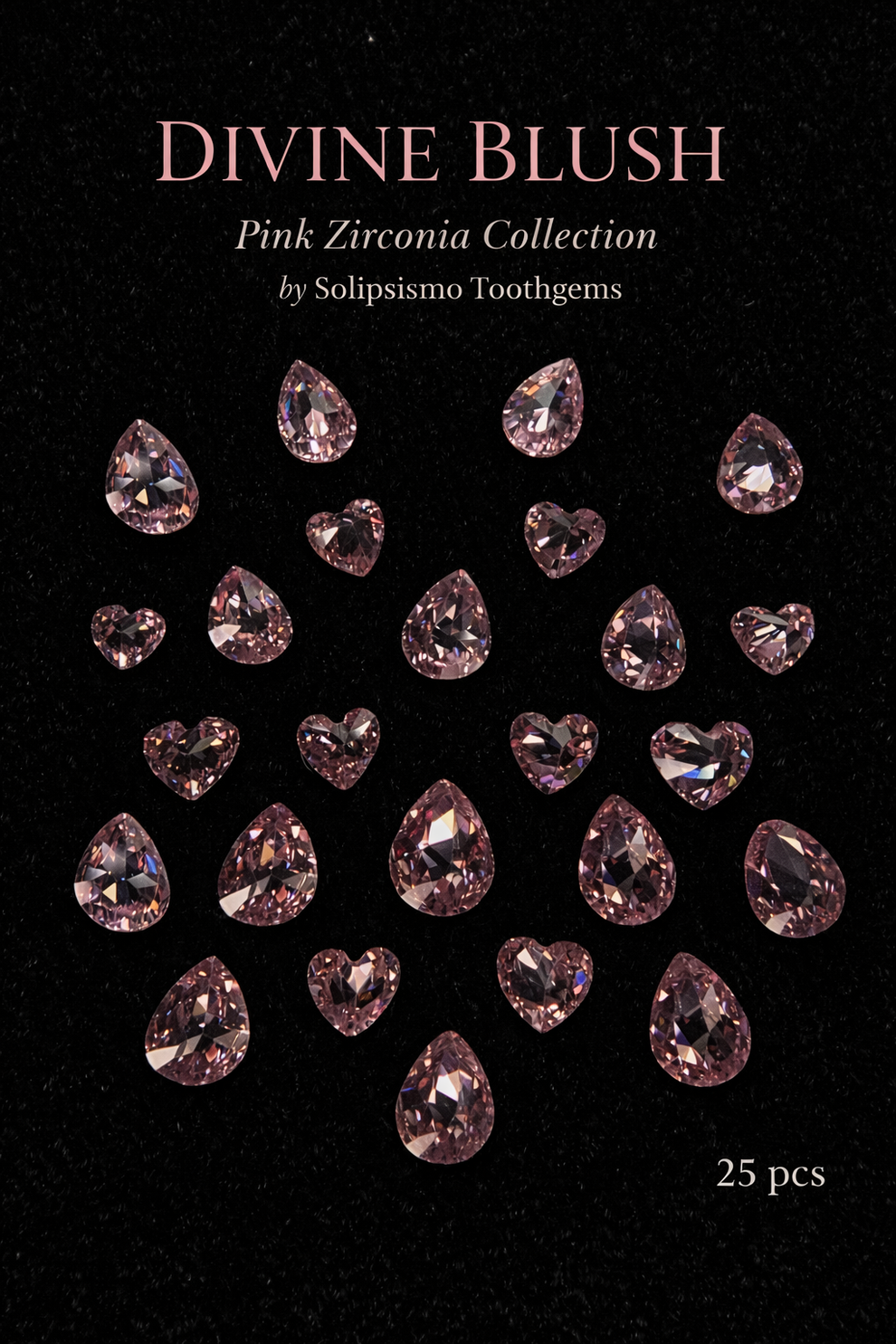 DIVINE BLUSH Pink Zirconia Collection (25 PZAS x Paquete) 