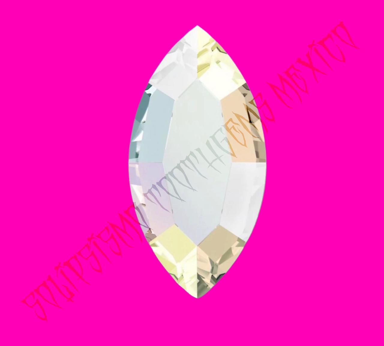 NAVETTE CRYSTALS COLOR (25 PZAS X PAQUETE)