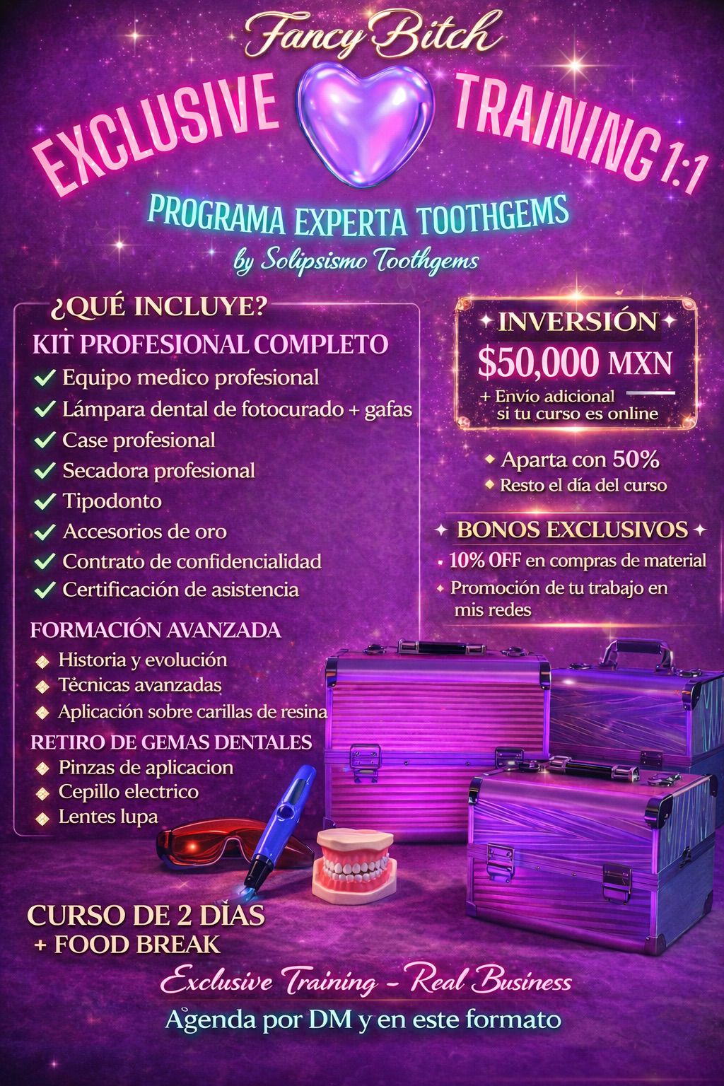 CERTIFICACIÓN PROFESIONAL EN TOOTHGEMS Y BIOSEGURIDAD DENTAL