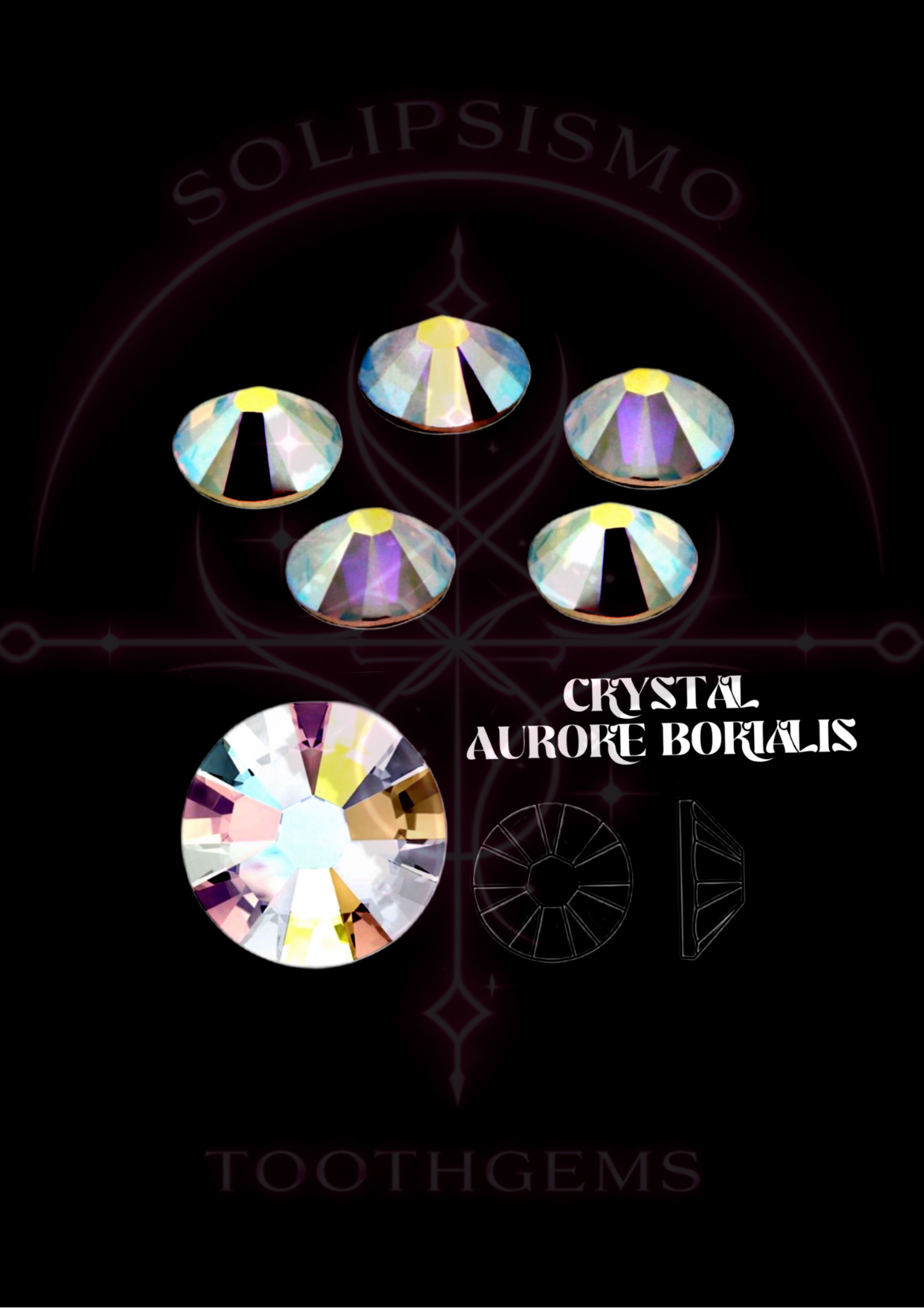 ✨SWAROVSKI CRYSTAL AURORE BOREALIS (100 PZAS) ✨